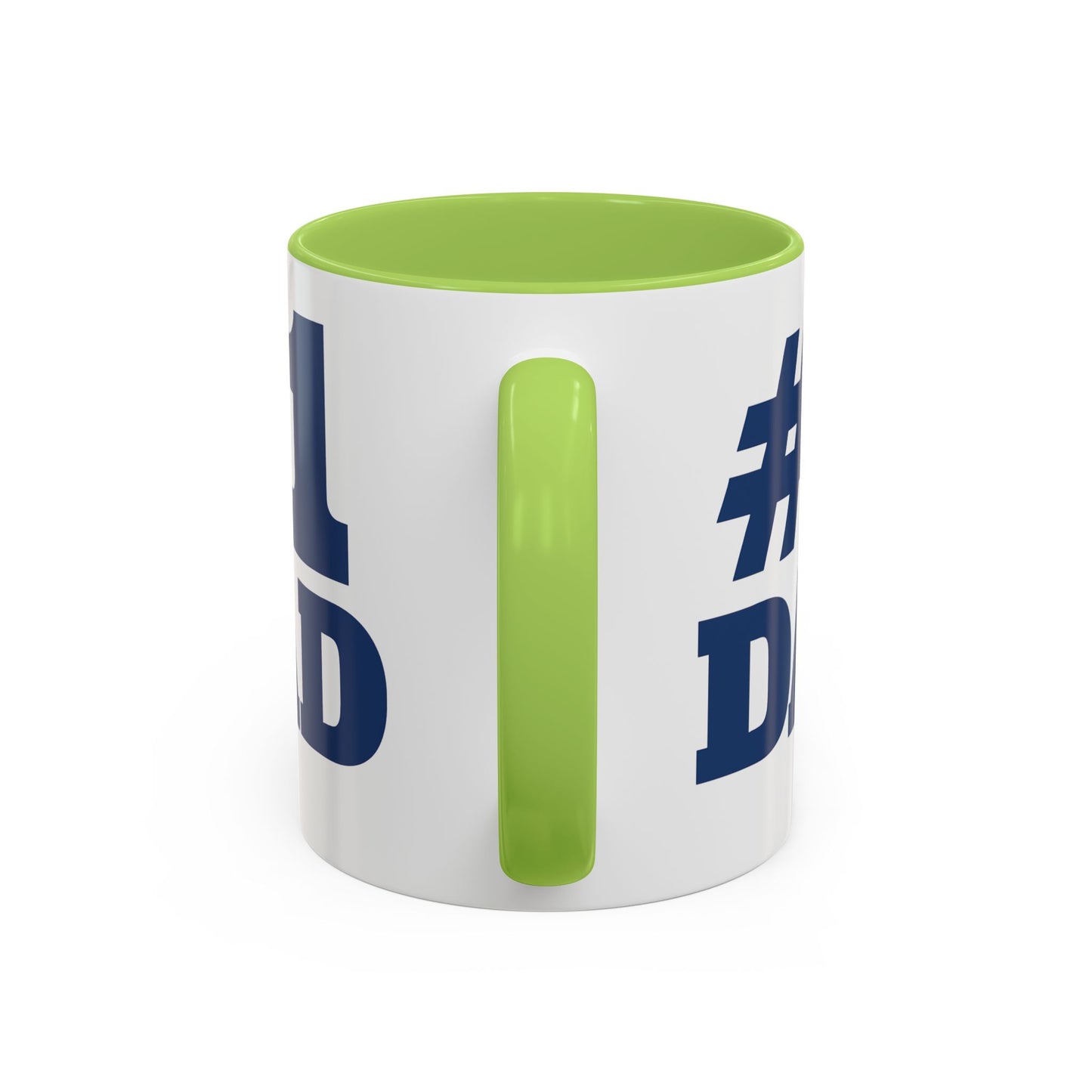 #1 Dad Accent Coffee Mug — Father's Day Gift 11/15oz