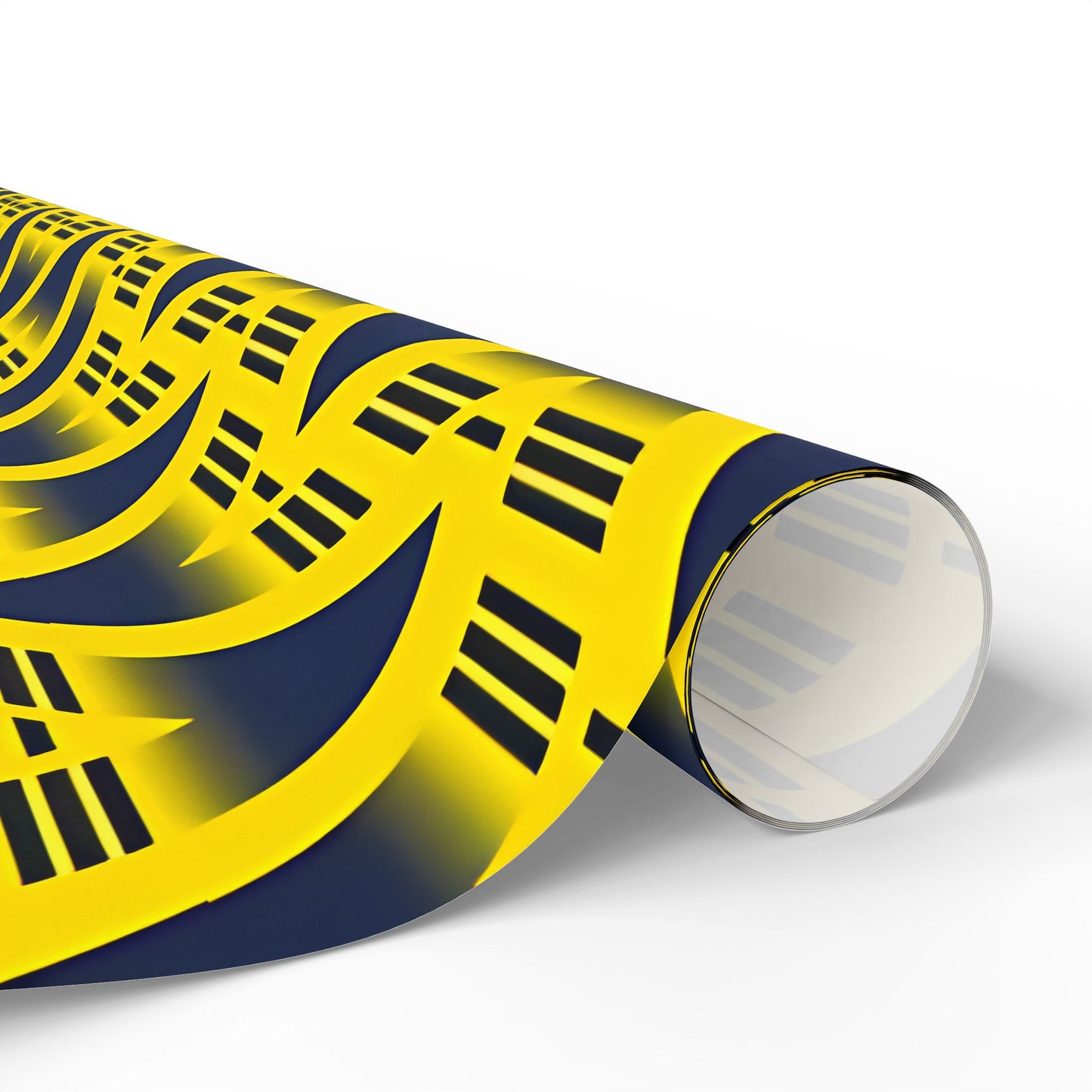 Arsenal Bruised Banana Gift Wrap — Modern Geometric Wrapping Paper