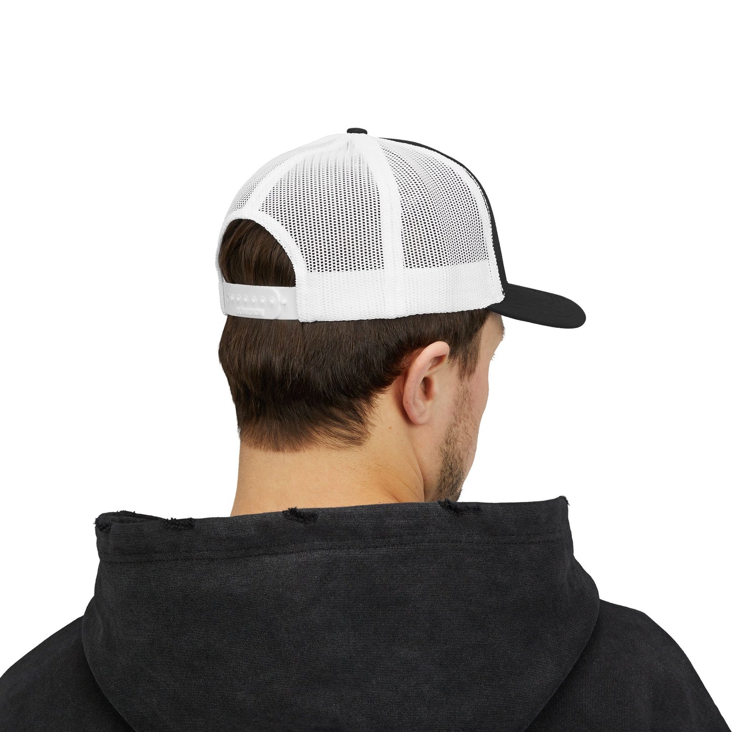 Gunners Inspired Trucker Cap – Vintage Distressed Emblem Snapback