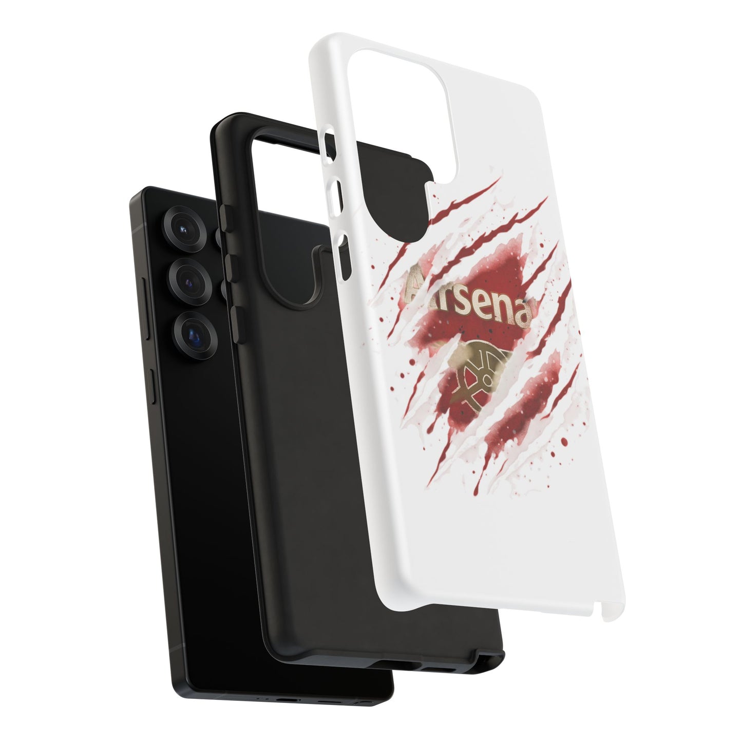 Arsenal Inspired Ripped Claw Phone Case — Football Fan Protective Cover