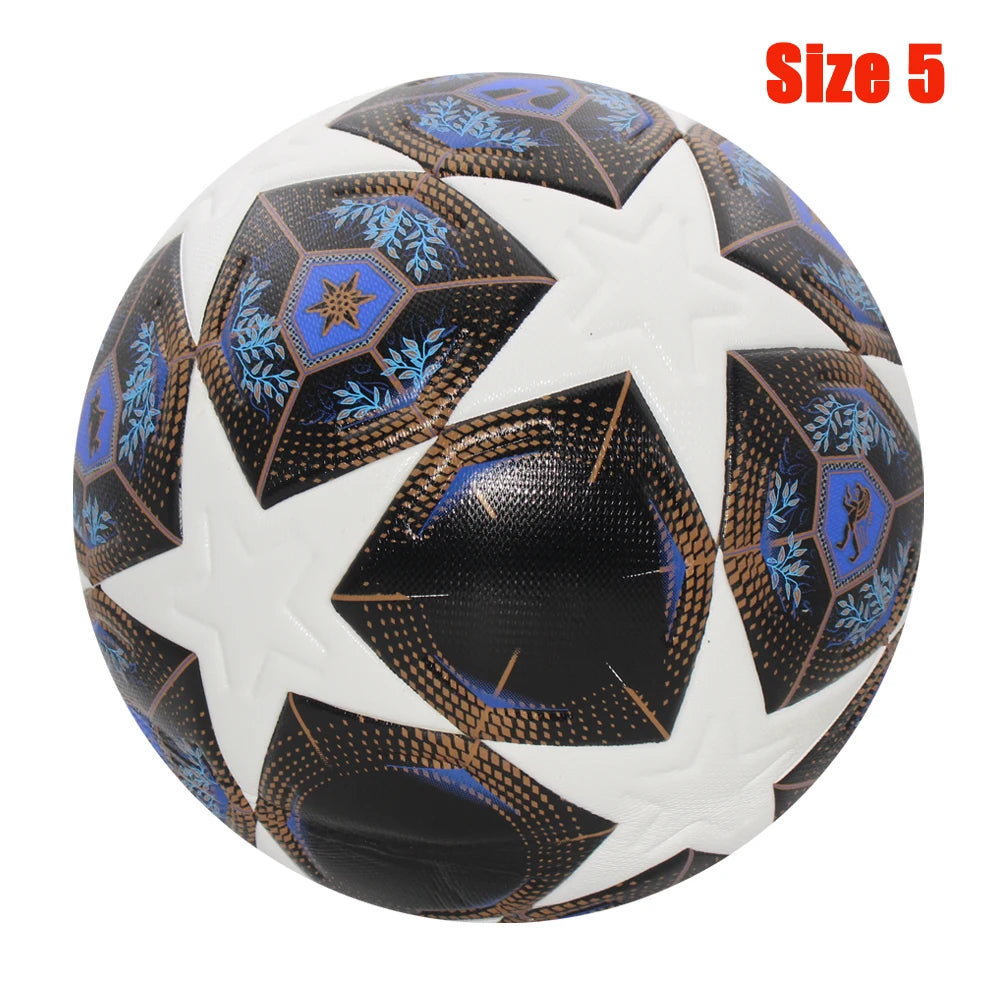 Pro Match & Training Football – Seamless PU Soccer Ball (Size 4 / 5) | Outdoor Professional Grip & Flight Control