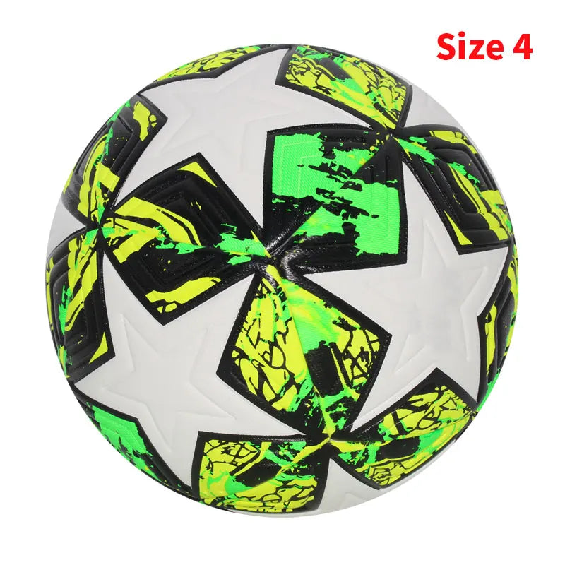 Pro Match & Training Football – Seamless PU Soccer Ball (Size 4 / 5) | Outdoor Professional Grip & Flight Control