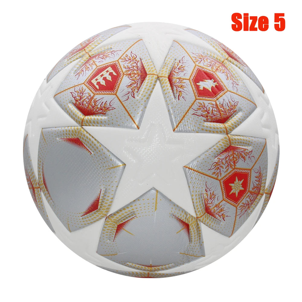 Pro Match & Training Football – Seamless PU Soccer Ball (Size 4 / 5) | Outdoor Professional Grip & Flight Control