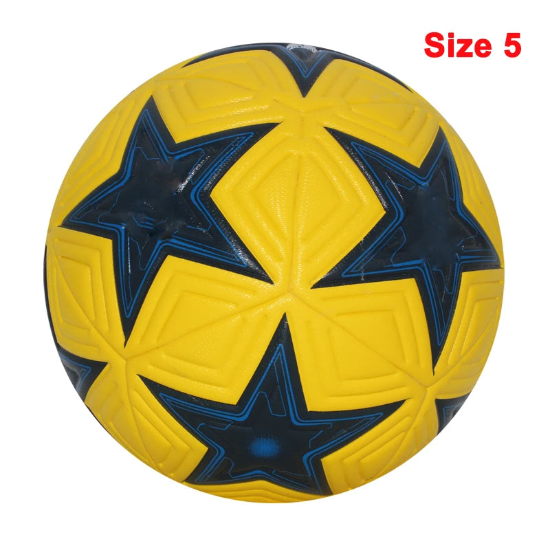 Pro Match & Training Football – Seamless PU Soccer Ball (Size 4 / 5) | Outdoor Professional Grip & Flight Control
