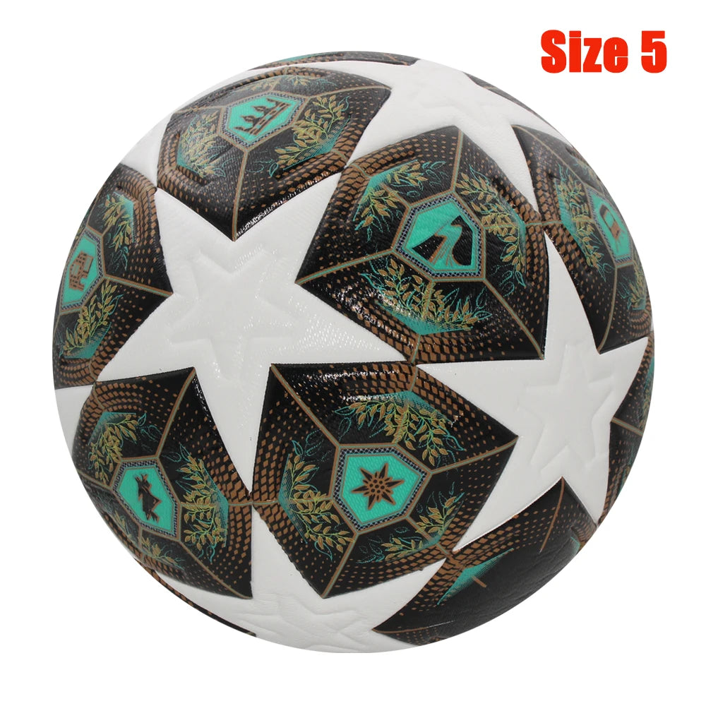 Pro Match & Training Football – Seamless PU Soccer Ball (Size 4 / 5) | Outdoor Professional Grip & Flight Control
