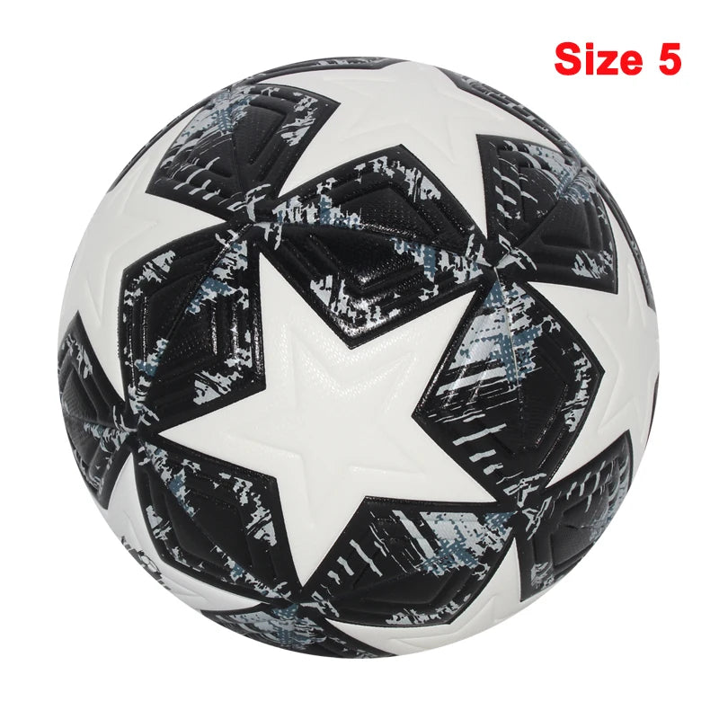 Pro Match & Training Football – Seamless PU Soccer Ball (Size 4 / 5) | Outdoor Professional Grip & Flight Control
