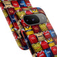 Retro Arsenal Football Shirt Mosaic Tough Phone Case