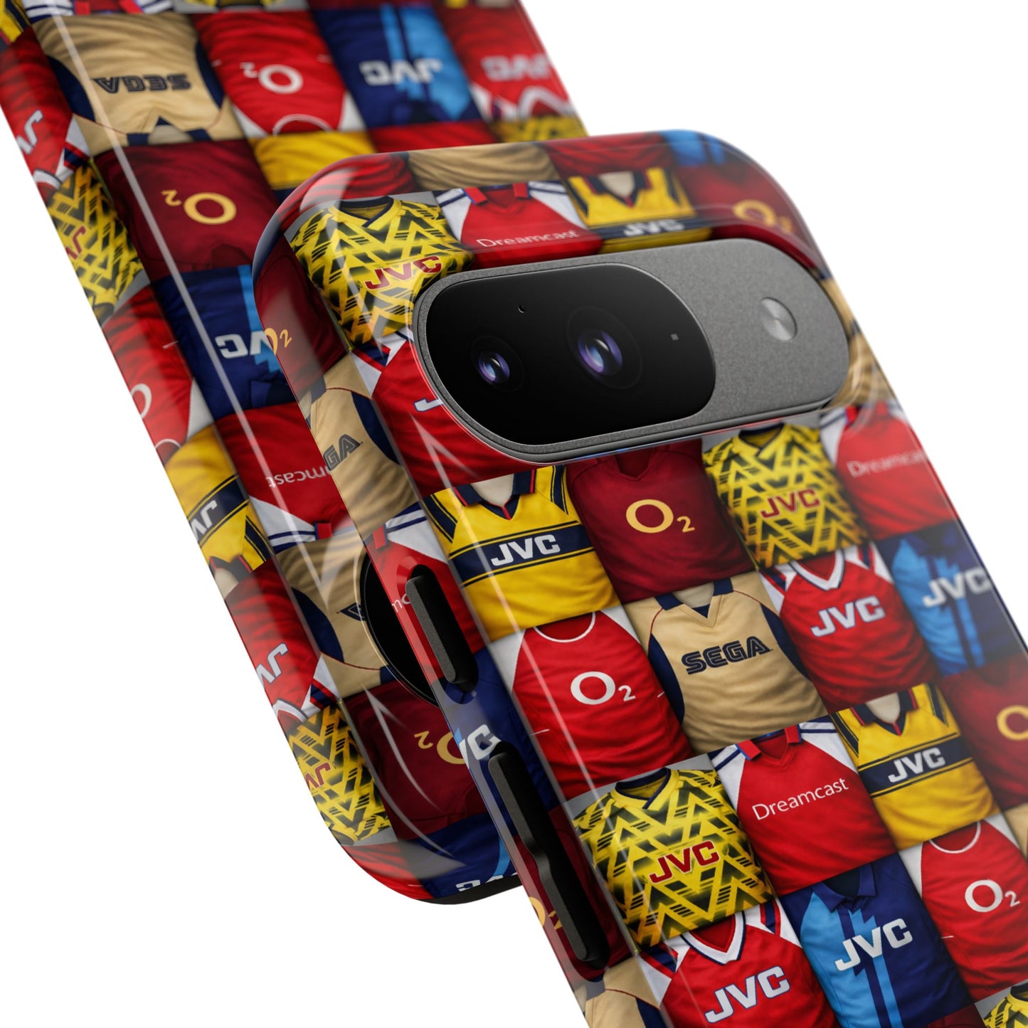 Retro Arsenal Football Shirt Mosaic Tough Phone Case