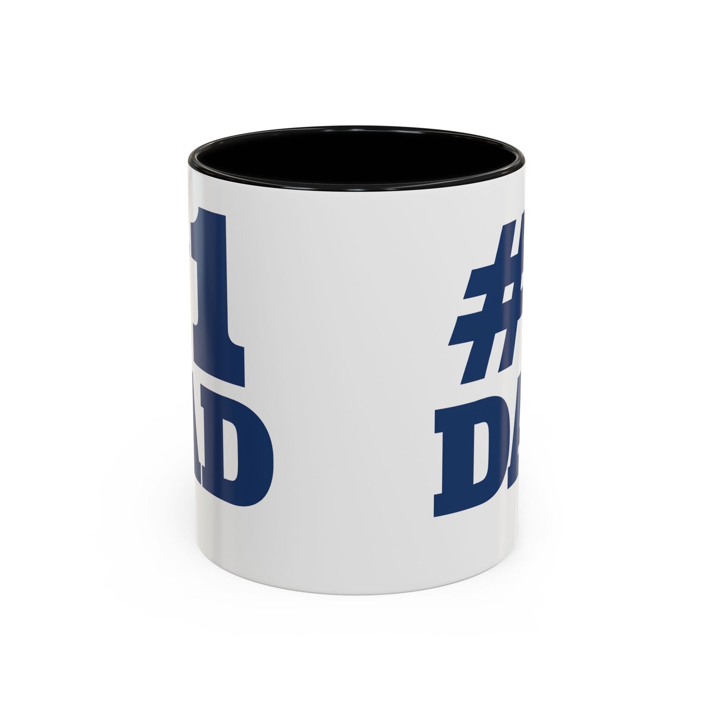 #1 Dad Accent Coffee Mug — Father's Day Gift 11/15oz