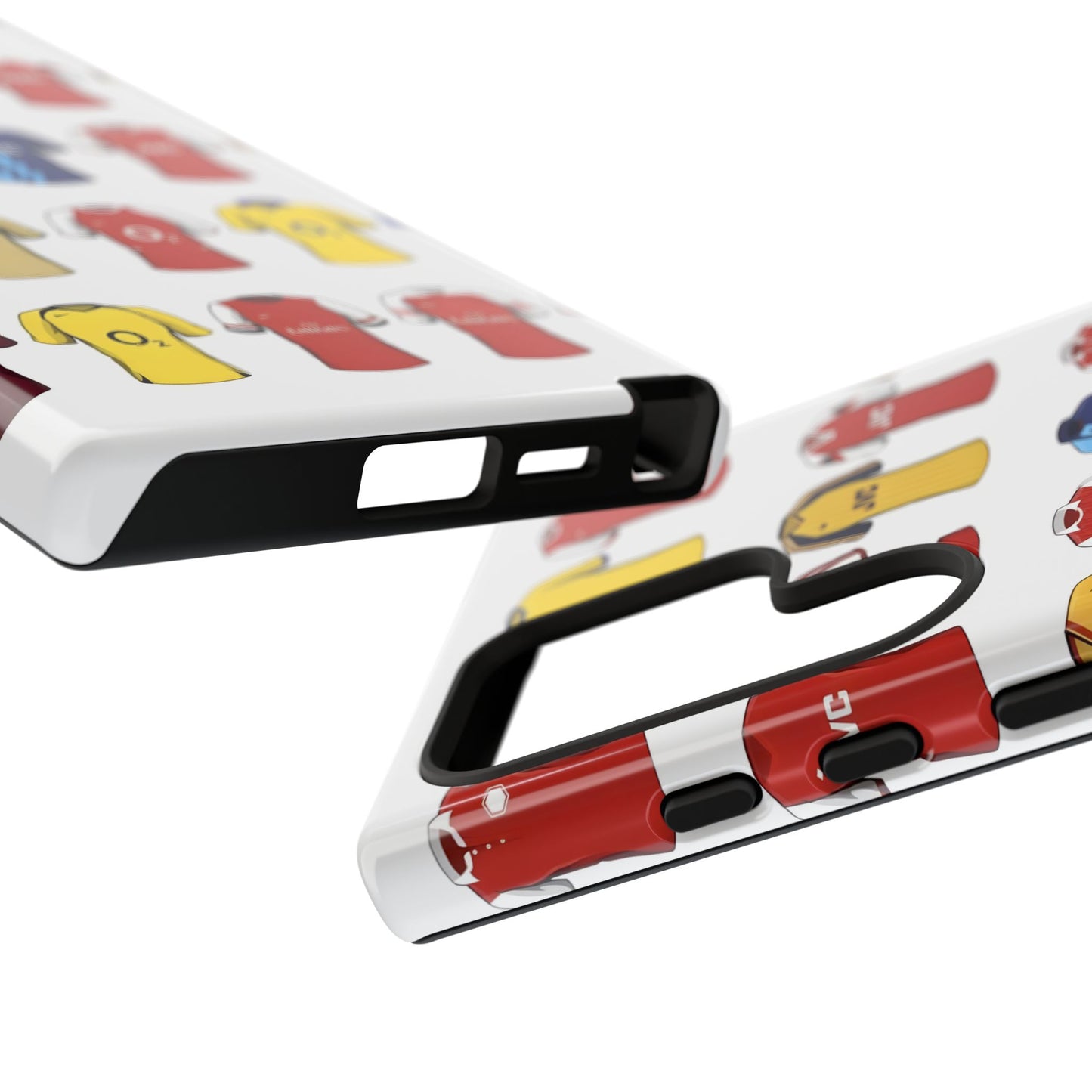 Arsenal Football Jersey Pattern Phone Case – Vintage Kit Collage Tough Cases