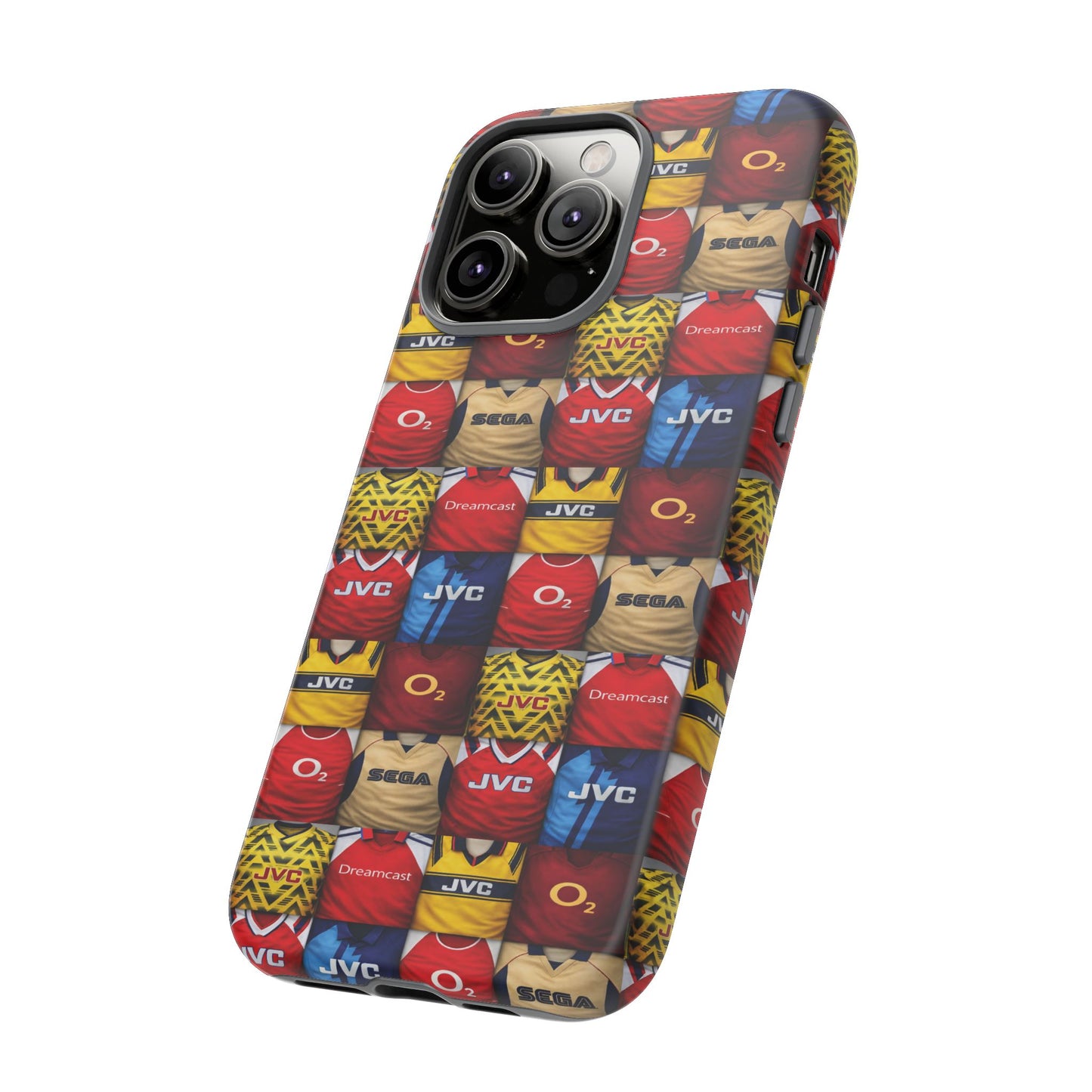 Retro Arsenal Football Shirt Mosaic Tough Phone Case