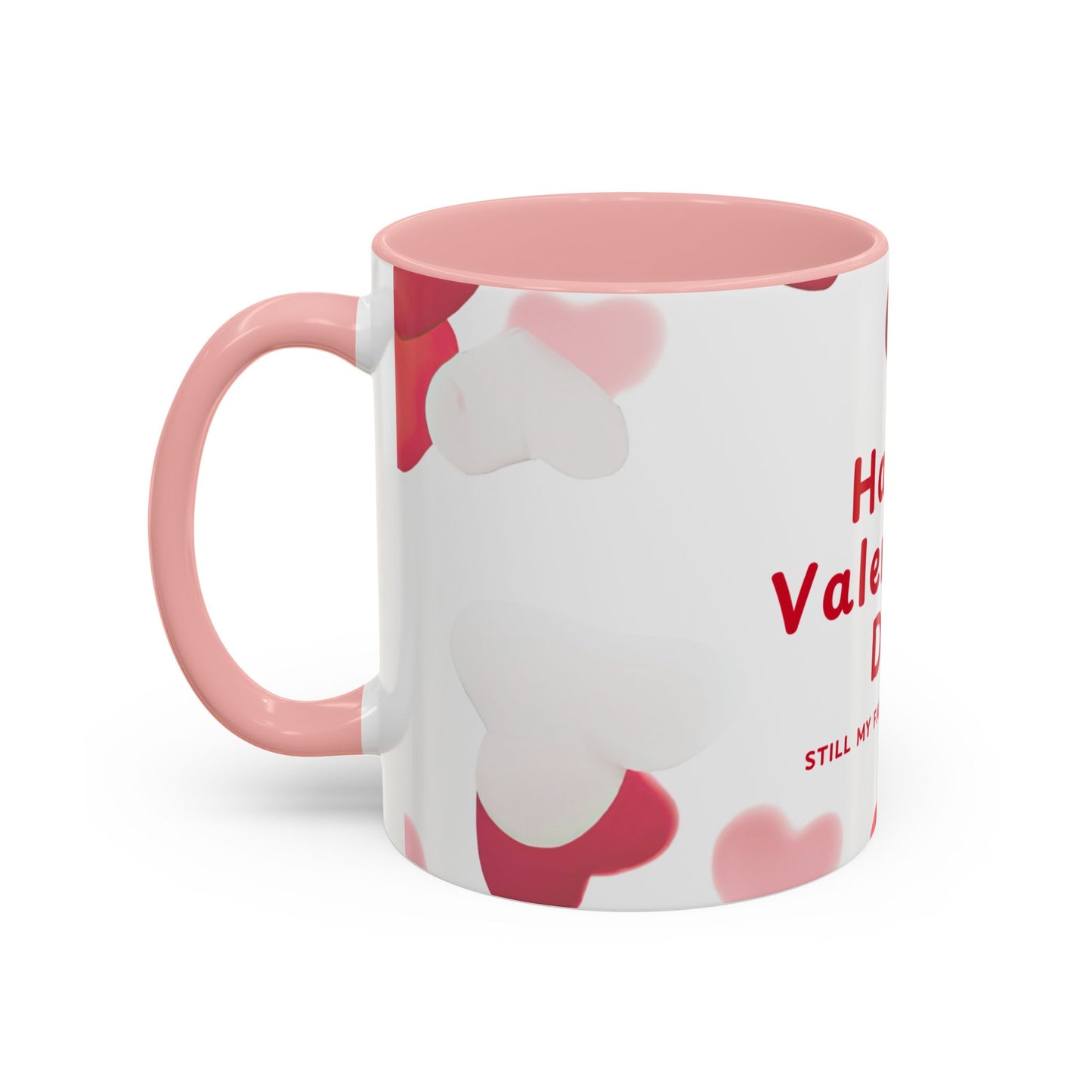 Valentine's Day Coffee Mug — "Still My Favourite Human" Accent Mug