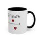 I Love You This Much Coffee Mug — Cute Stick Figure Heart Gift for Valentine’s Day & Anniversaries
