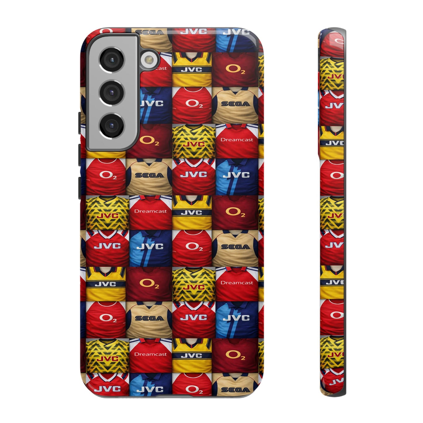 Retro Arsenal Football Shirt Mosaic Tough Phone Case