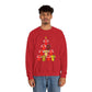 Football Jersey Christmas Tree Sweatshirt — Retro Kit Holiday Crewneck