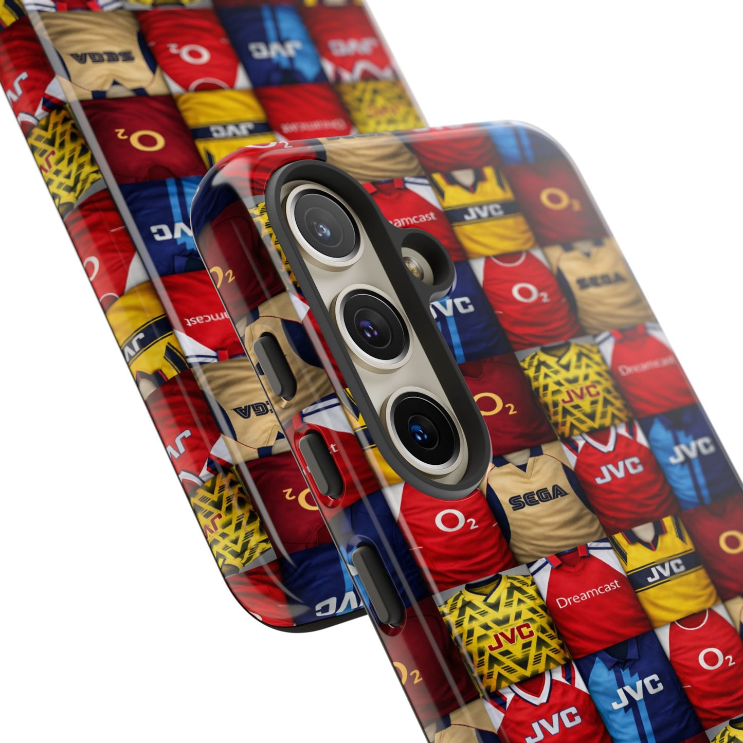 Retro Arsenal Football Shirt Mosaic Tough Phone Case