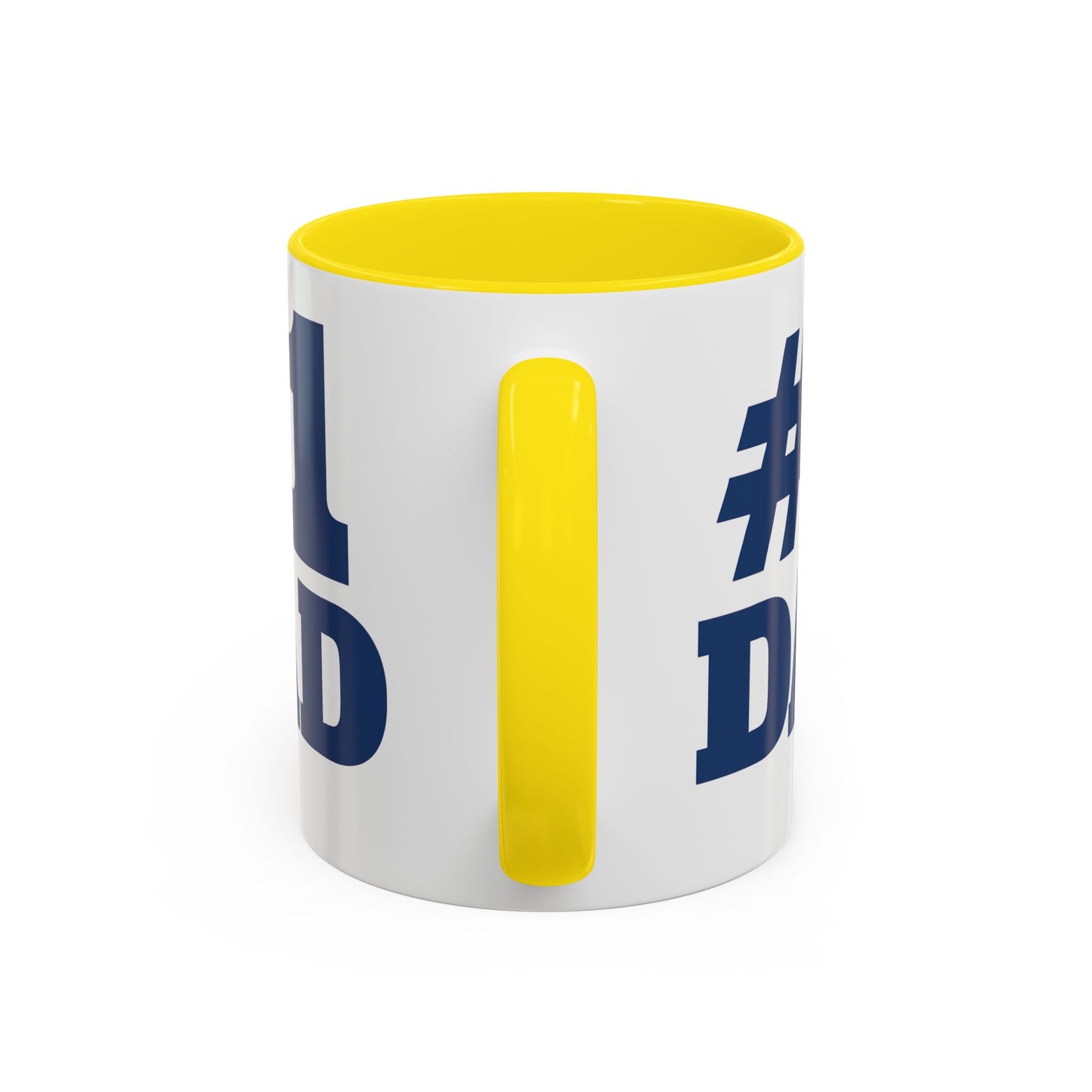 #1 Dad Accent Coffee Mug — Father's Day Gift 11/15oz