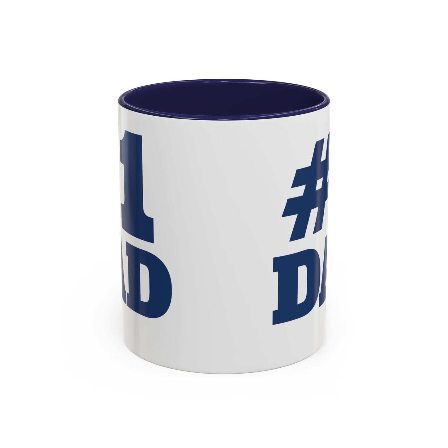 #1 Dad Accent Coffee Mug — Father's Day Gift 11/15oz