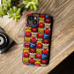 Retro Arsenal Football Shirt Mosaic Tough Phone Case