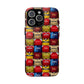 Retro Arsenal Football Shirt Mosaic Tough Phone Case