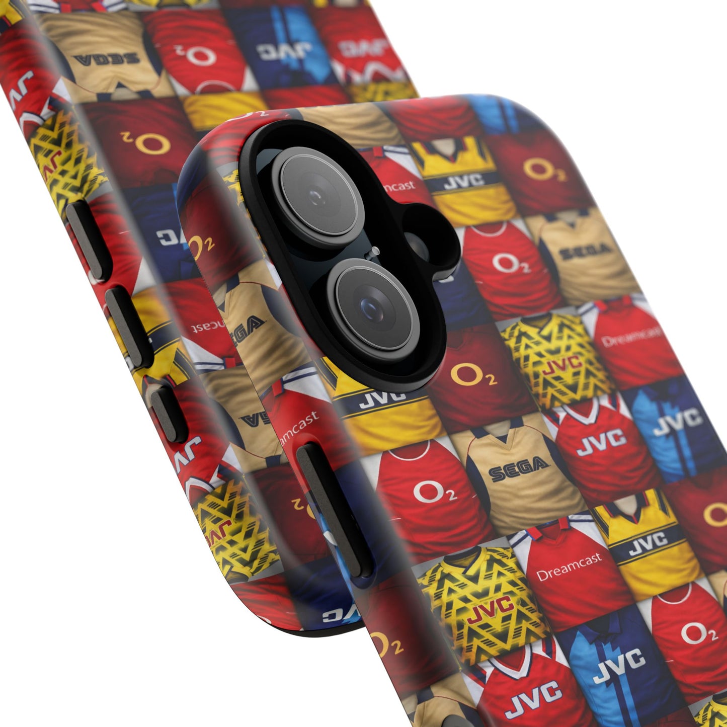 Retro Arsenal Football Shirt Mosaic Tough Phone Case