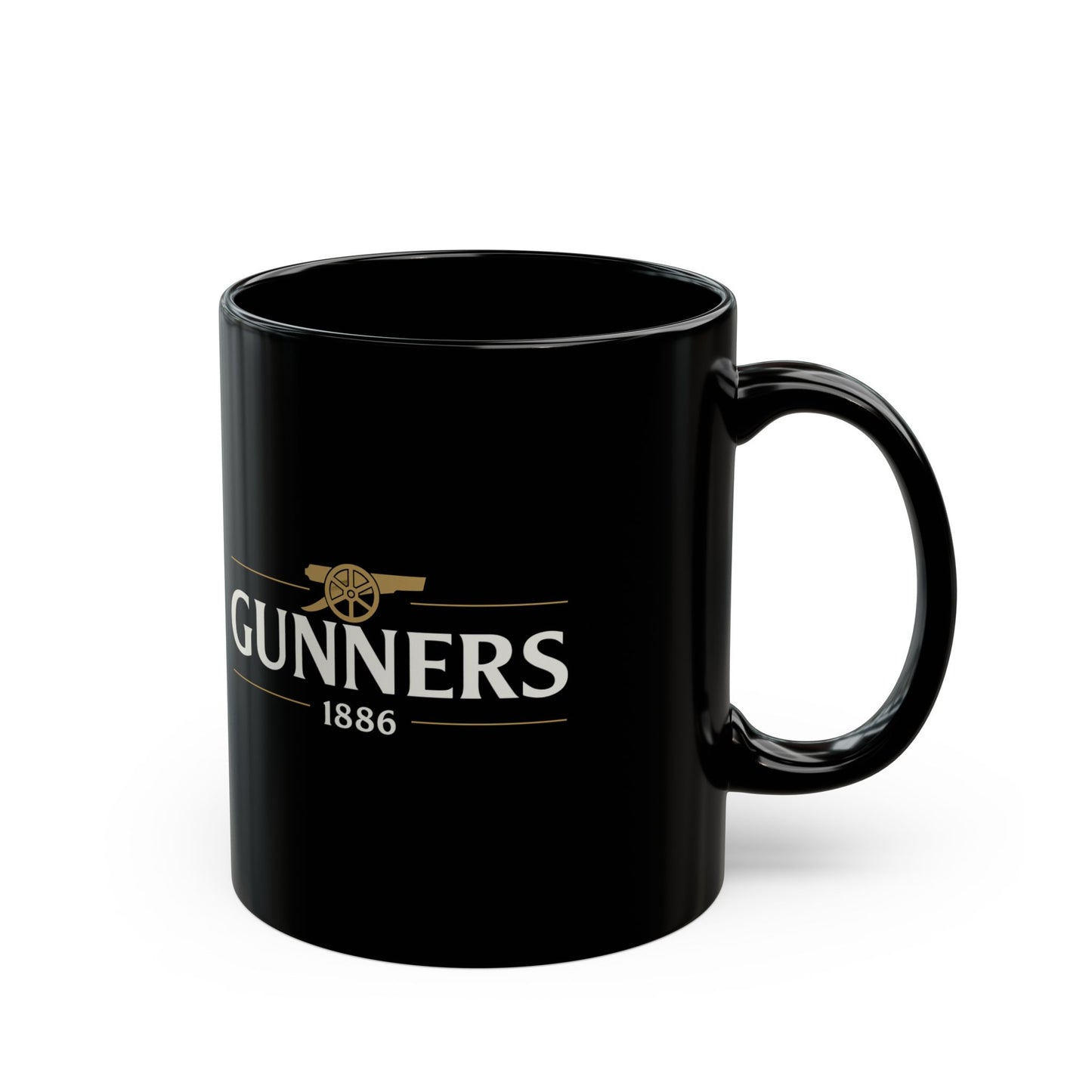 Gunners 1886 Black Coffee Mug