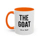 The GOAT Dad Accent Coffee Mug — 11/15oz Black-Handle Gift