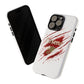 Arsenal Inspired Ripped Claw Phone Case — Football Fan Protective Cover