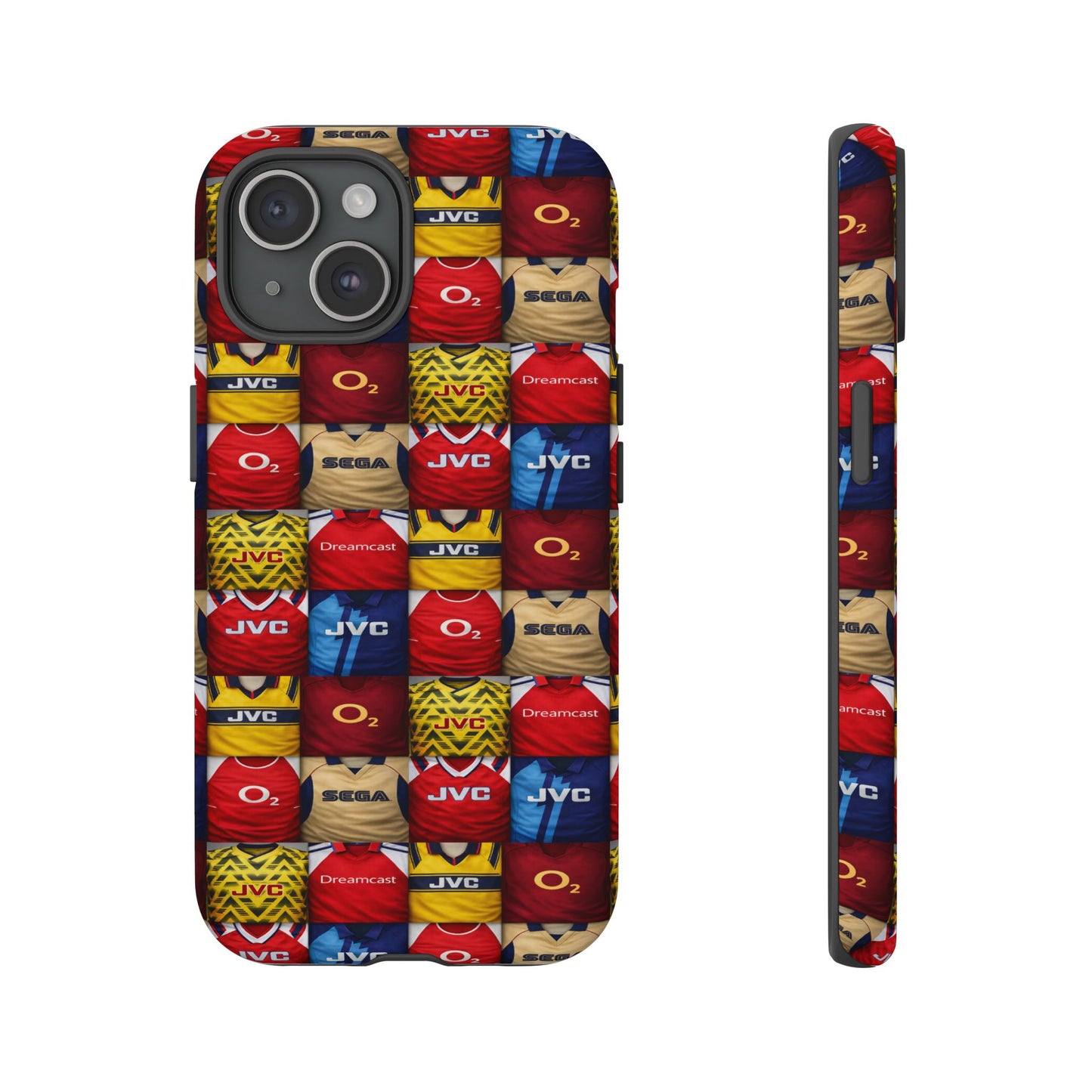 Retro Arsenal Football Shirt Mosaic Tough Phone Case