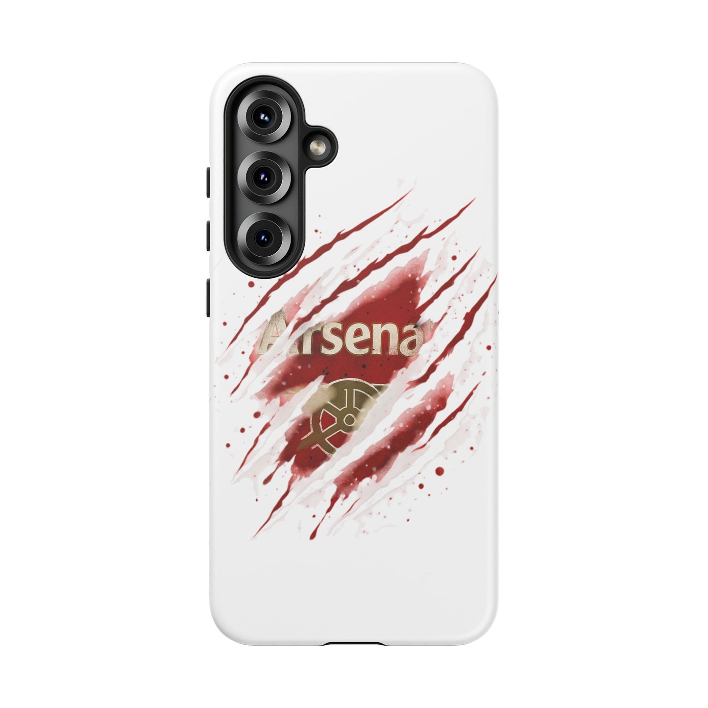 Arsenal Inspired Ripped Claw Phone Case — Football Fan Protective Cover