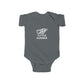 Baby Bodysuit - "Little Gunner" Cannon Graphic Infant Onesie (Newborn to 24M)