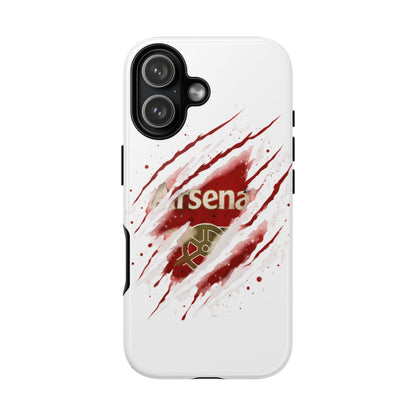 Arsenal Inspired Ripped Claw Phone Case — Football Fan Protective Cover