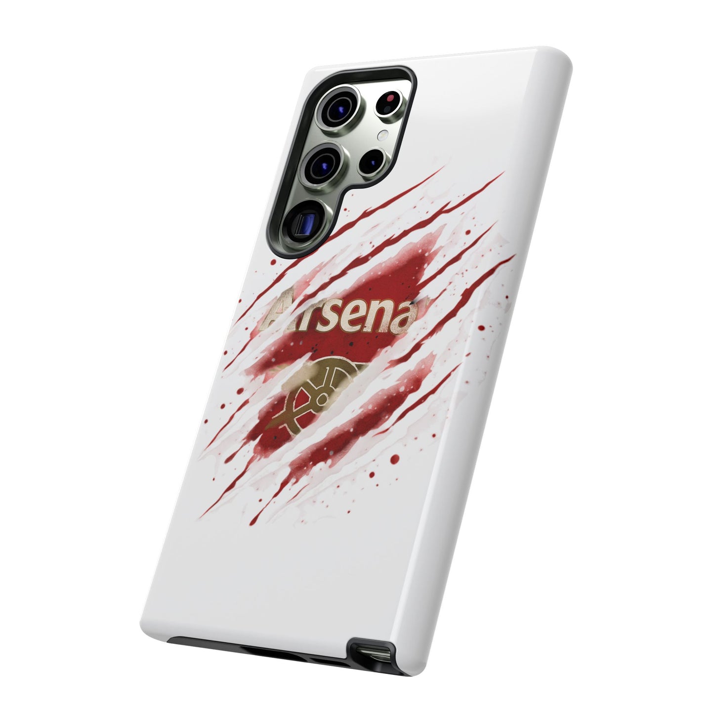 Arsenal Inspired Ripped Claw Phone Case — Football Fan Protective Cover