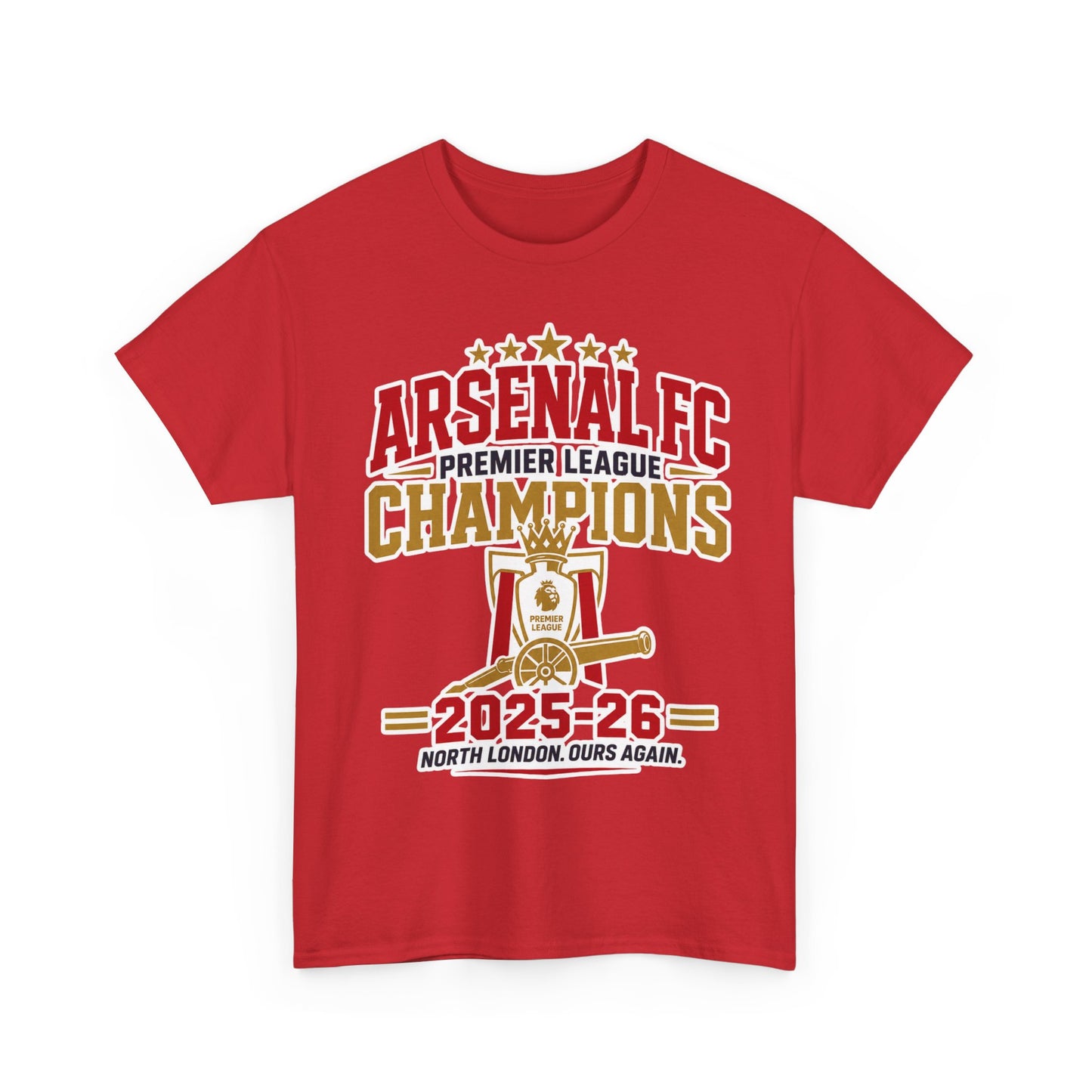 Arsenal FC Premier League Champions 2025-26 T-Shirt