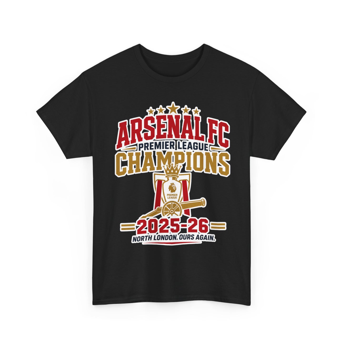 Arsenal FC Premier League Champions 2025-26 T-Shirt