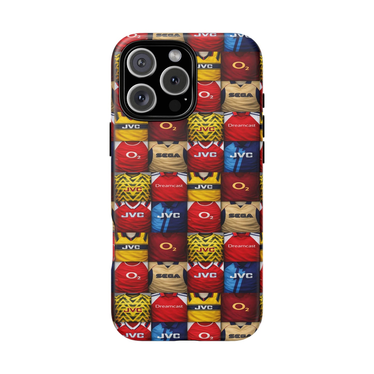 Retro Arsenal Football Shirt Mosaic Tough Phone Case