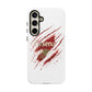 Arsenal Inspired Ripped Claw Phone Case — Football Fan Protective Cover