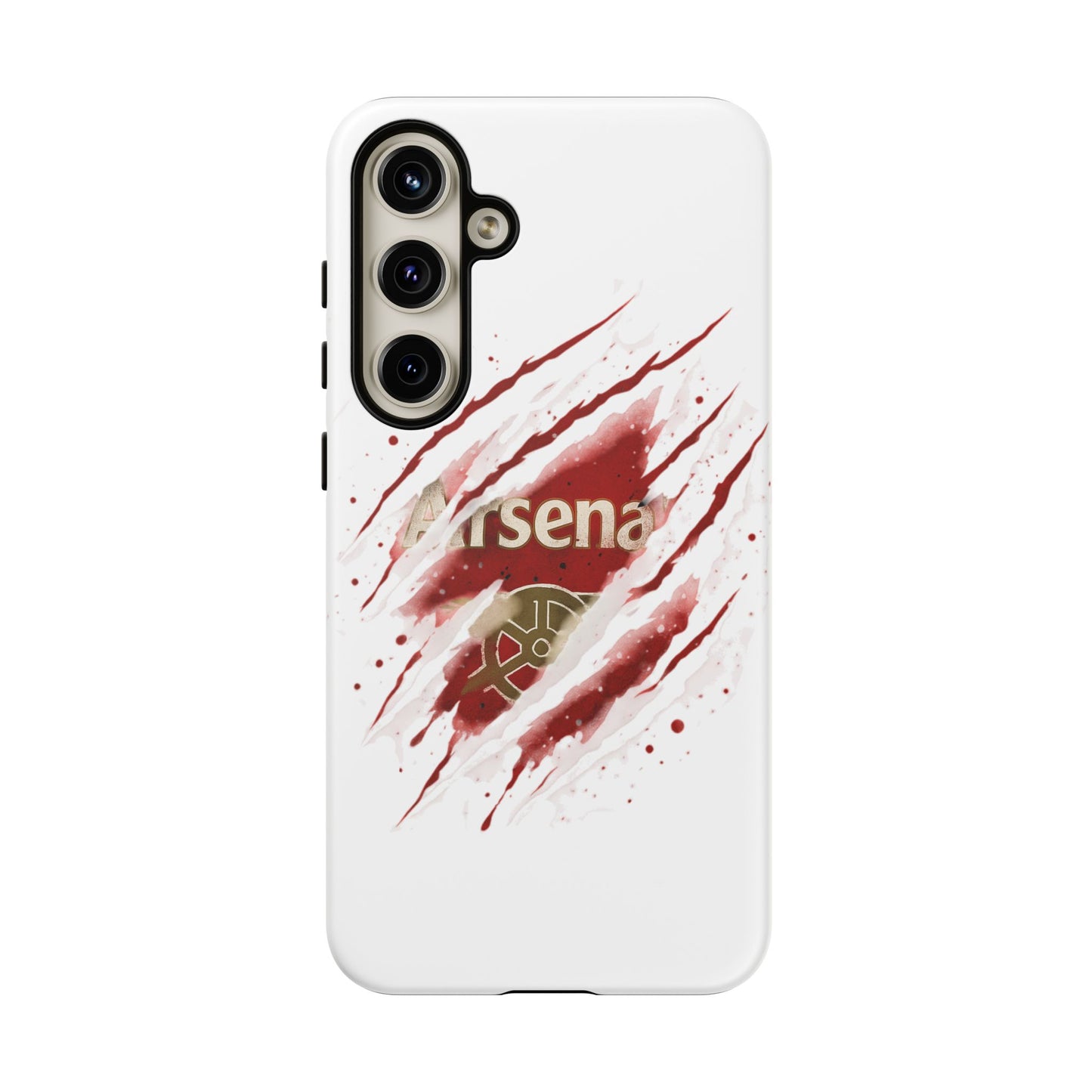 Arsenal Inspired Ripped Claw Phone Case — Football Fan Protective Cover