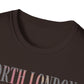 North London Typography T-Shirt — Pastel Lyrics Tee