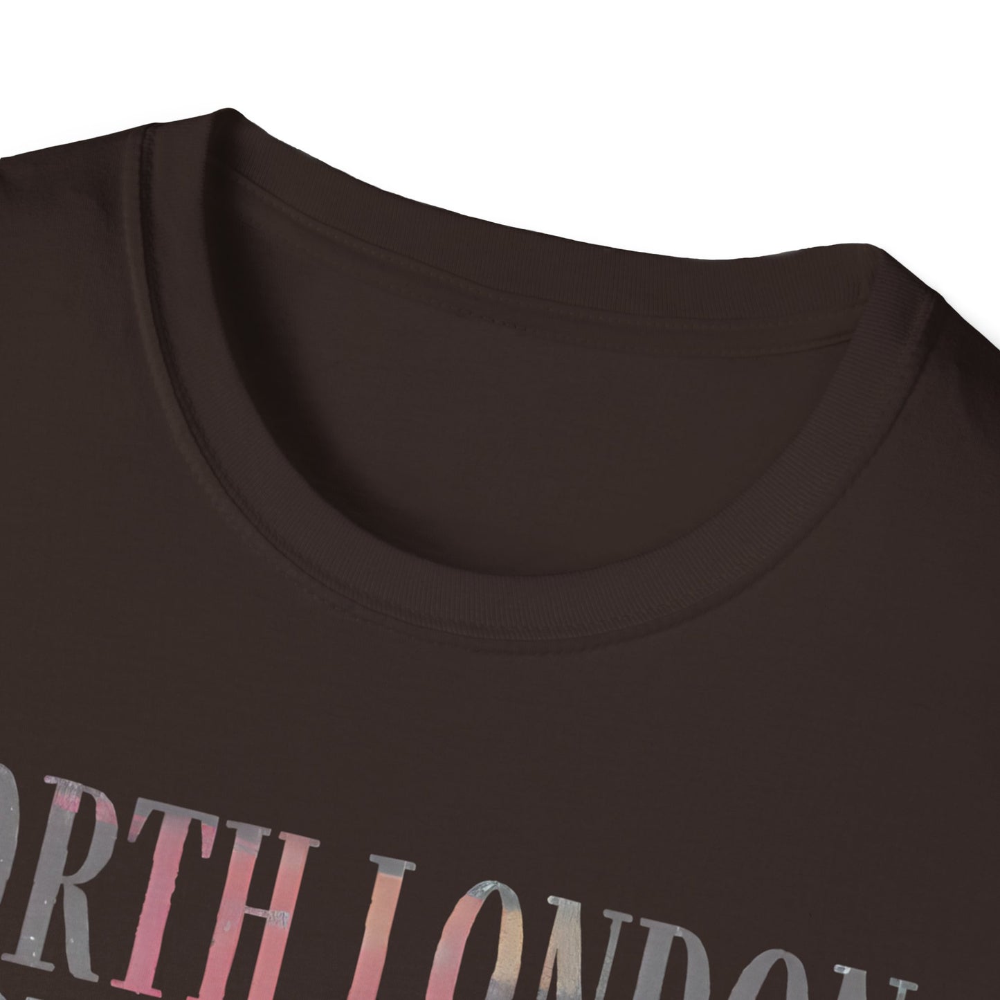 North London Typography T-Shirt — Pastel Lyrics Tee