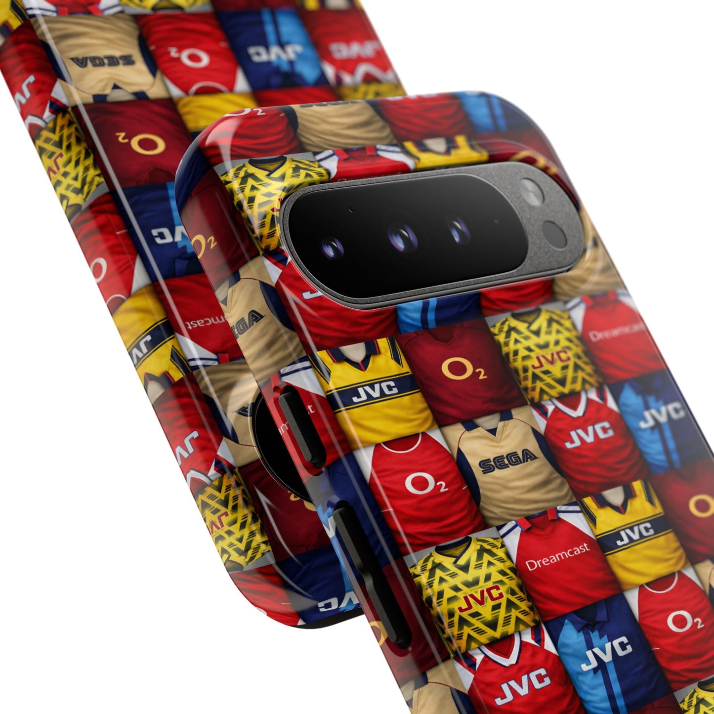 Retro Arsenal Football Shirt Mosaic Tough Phone Case