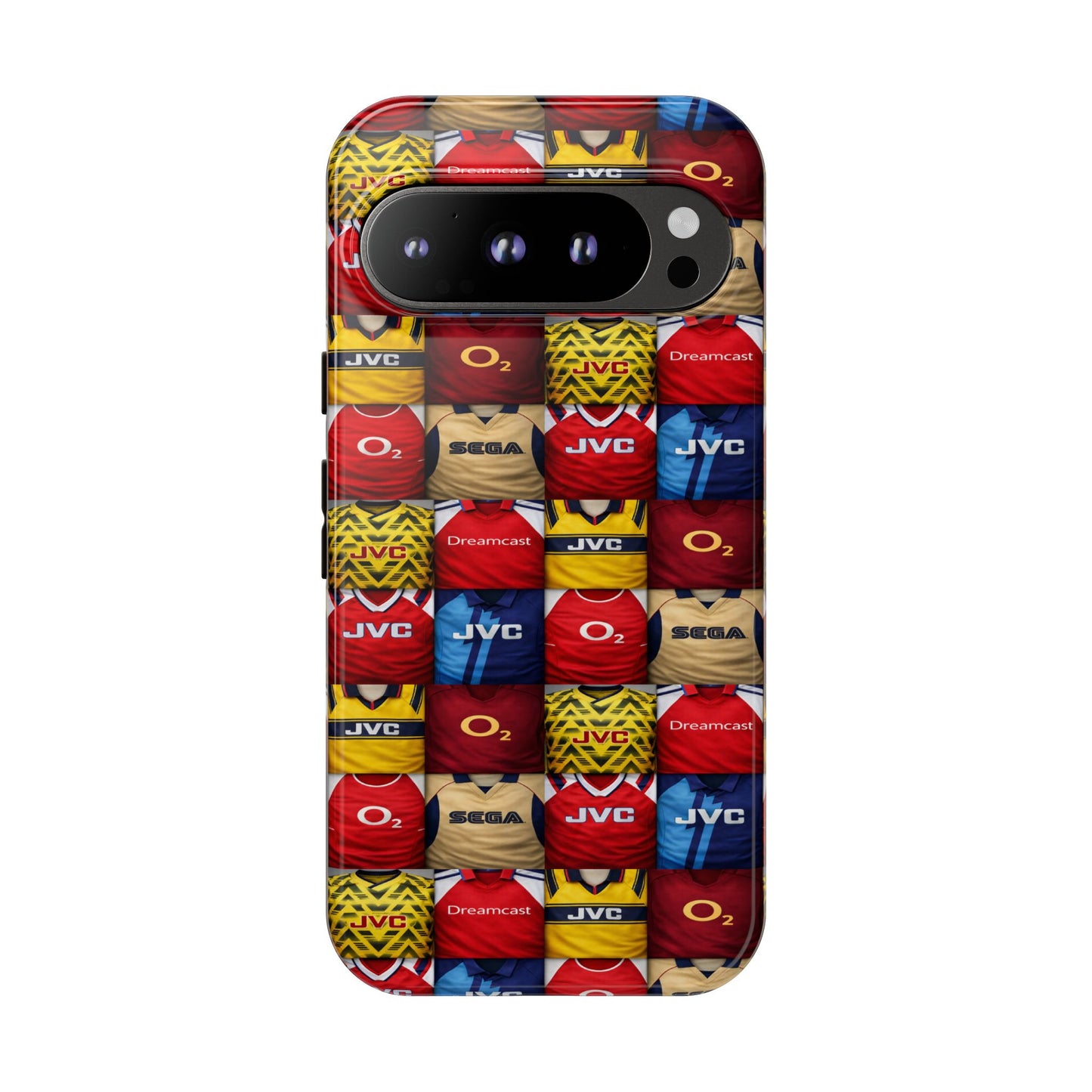 Retro Arsenal Football Shirt Mosaic Tough Phone Case