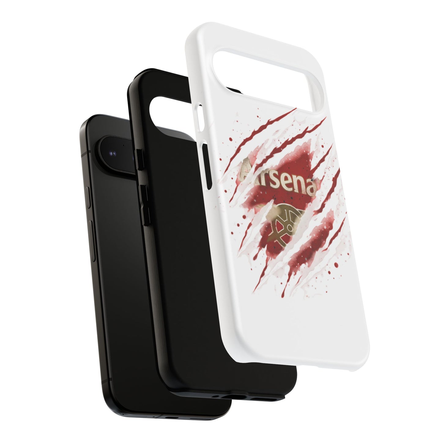Arsenal Inspired Ripped Claw Phone Case — Football Fan Protective Cover
