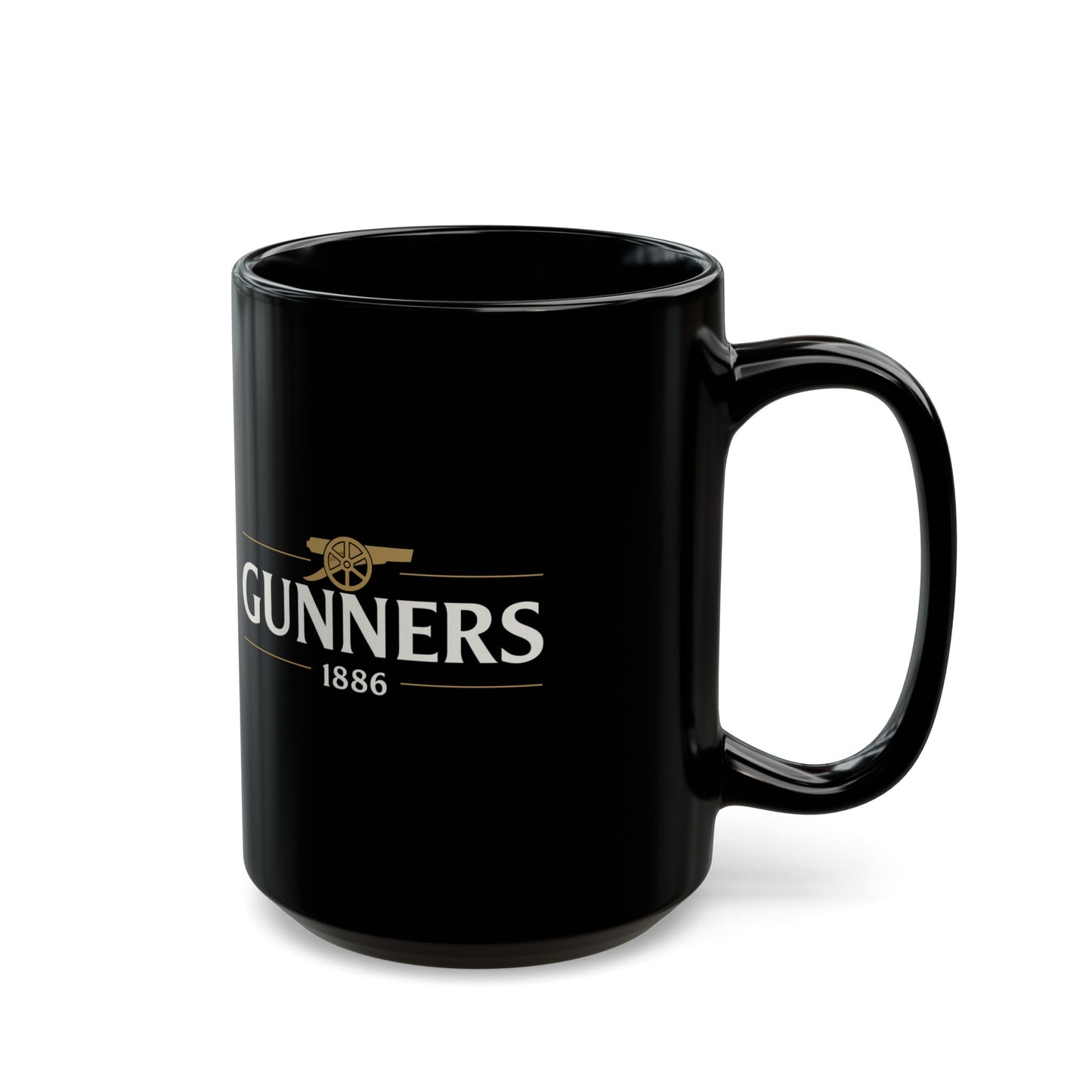 Gunners 1886 Black Coffee Mug
