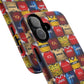 Retro Arsenal Football Shirt Mosaic Tough Phone Case