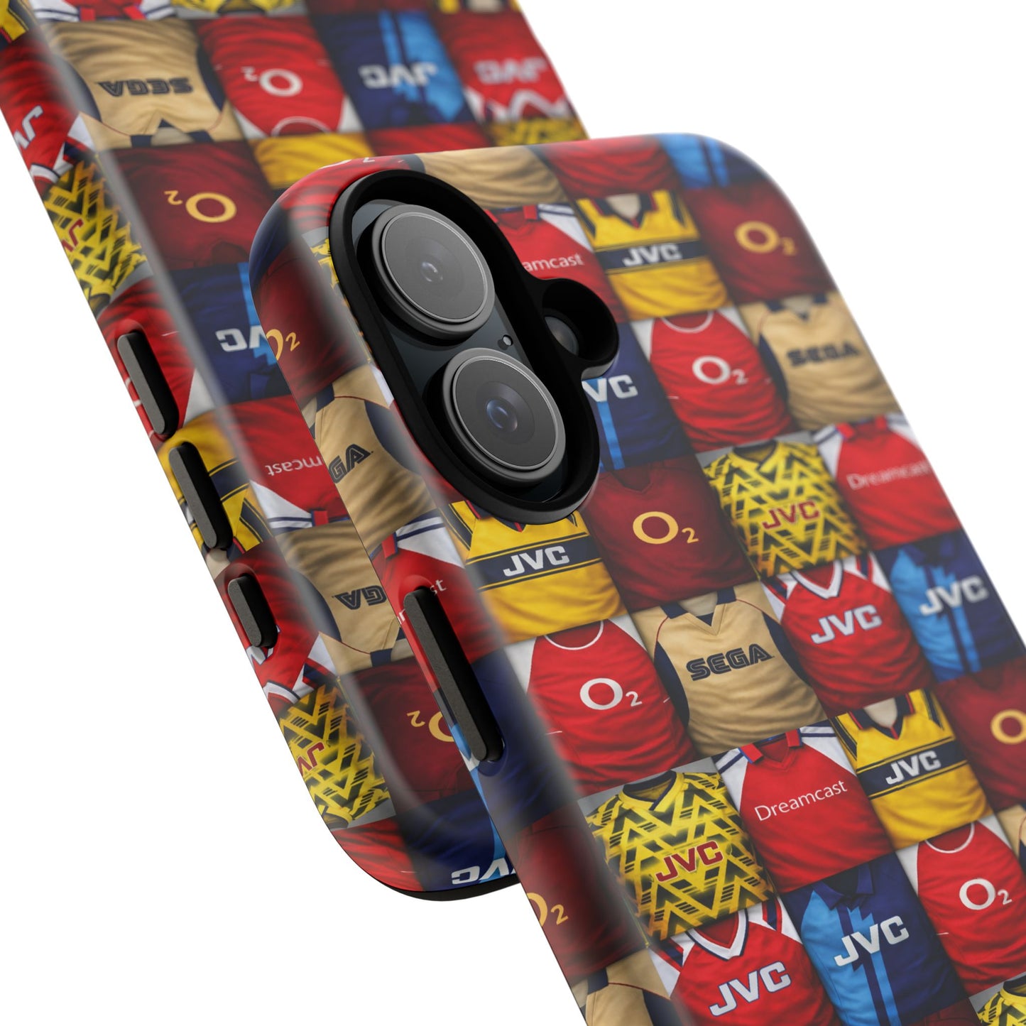 Retro Arsenal Football Shirt Mosaic Tough Phone Case