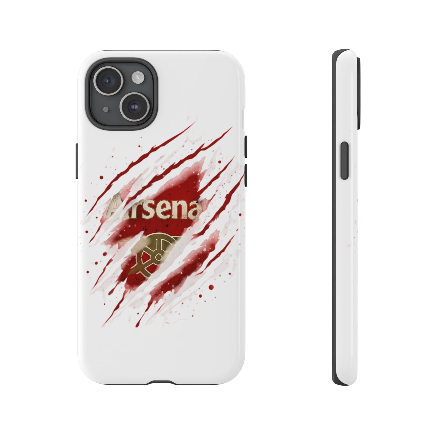 Arsenal Inspired Ripped Claw Phone Case — Football Fan Protective Cover