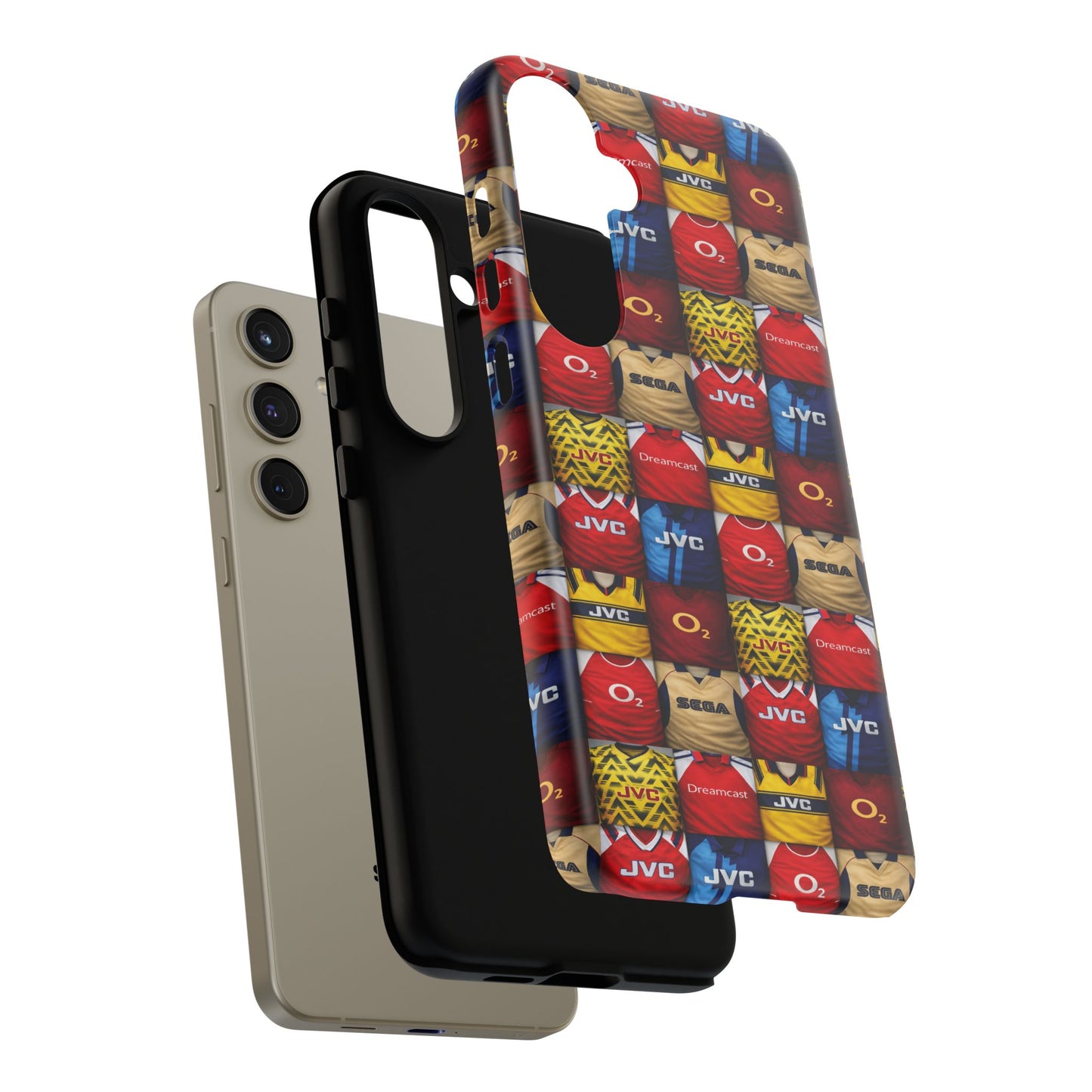 Retro Arsenal Football Shirt Mosaic Tough Phone Case