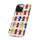 Arsenal Football Jersey Pattern Phone Case – Vintage Kit Collage Tough Cases