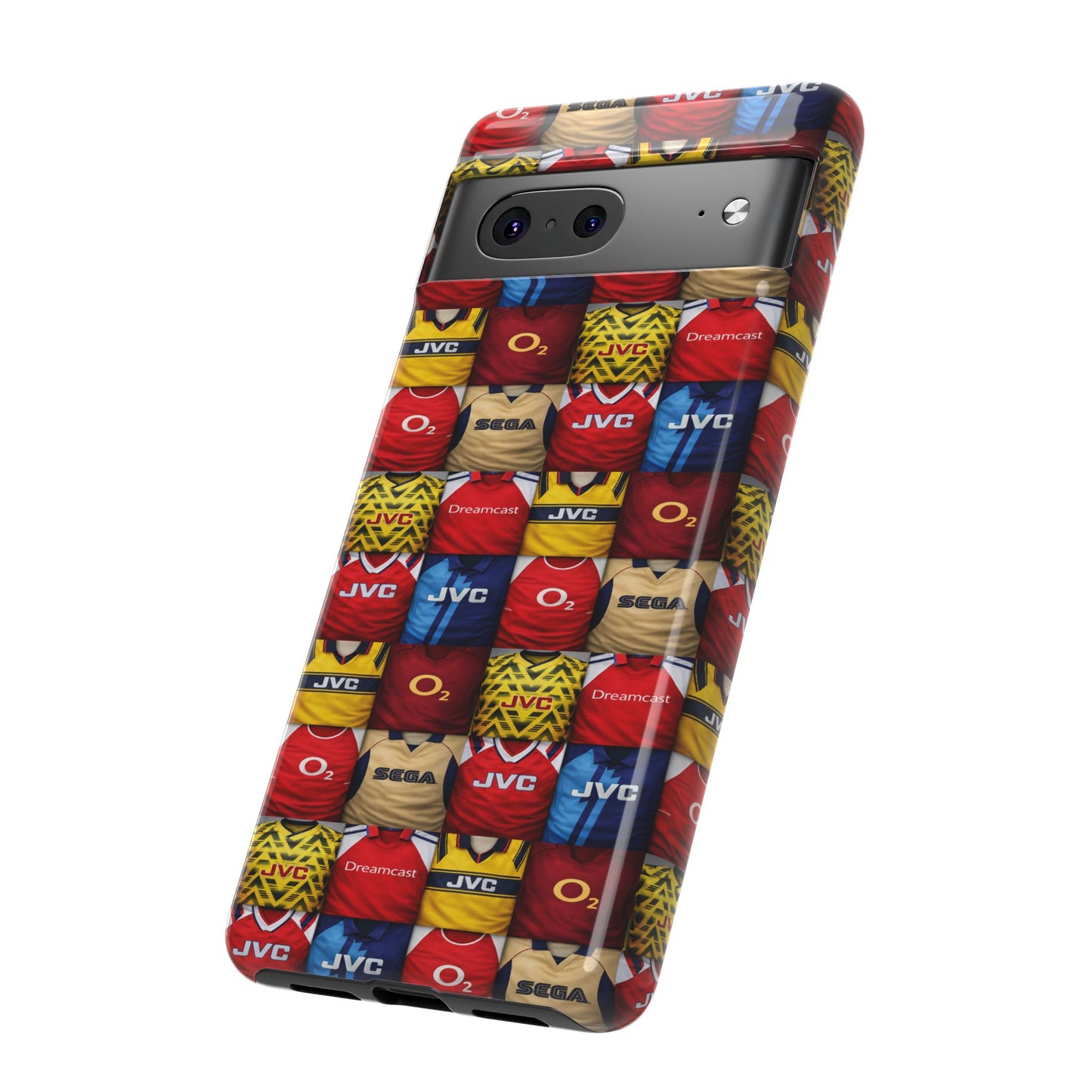 Retro Arsenal Football Shirt Mosaic Tough Phone Case